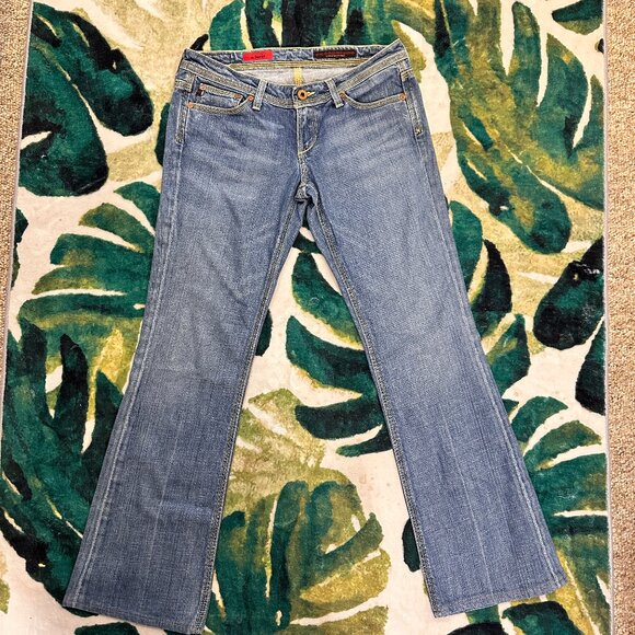 ADRIANO GOLDSCHMIED AG The Merlot Jeans Women's Sz 28  Blue Bootcut - Picture 1 of 12